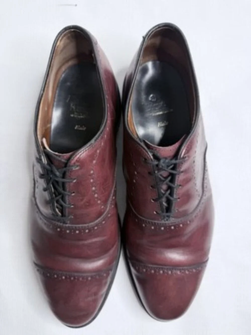 Allen Edmonds, Hale, Men's Oxford Dress Shoes, Size 9.5M